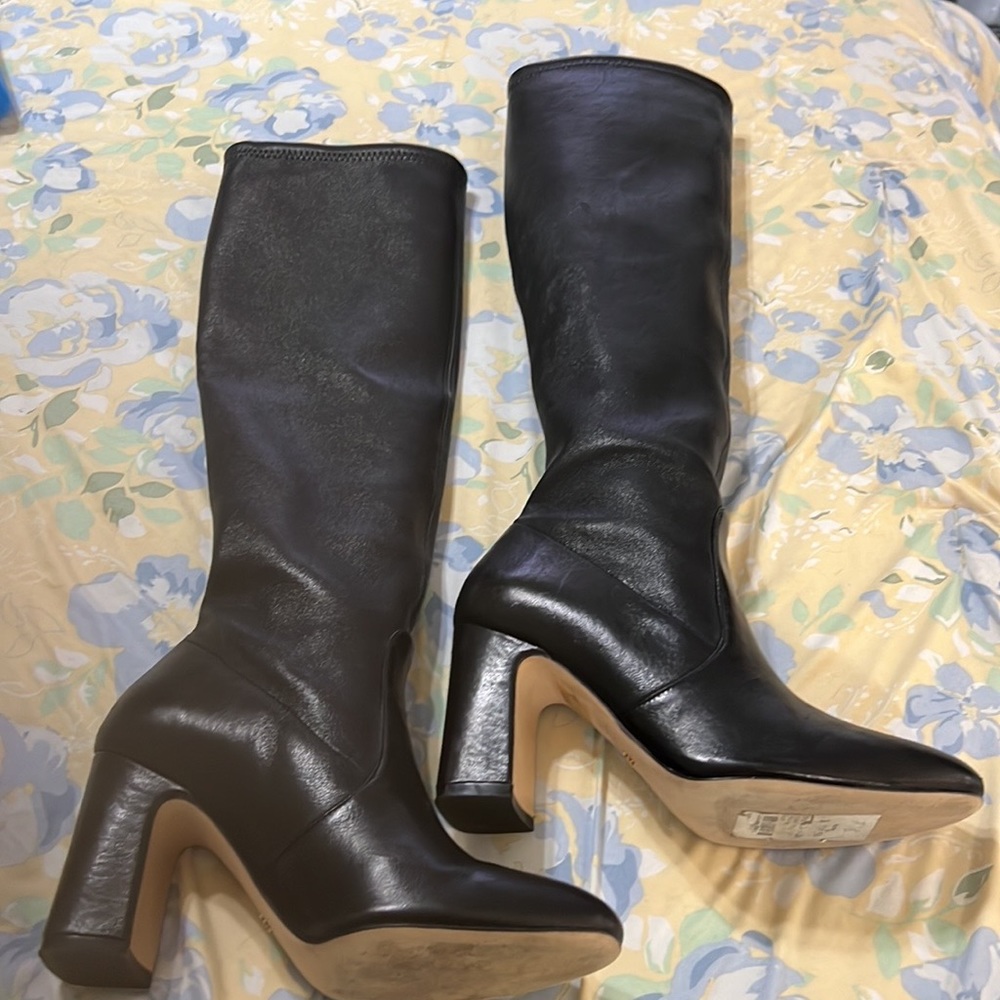 Stewart Weitzman YULIANA 85 SLOUCH BOOTS used excellent condition
